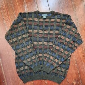 Patterned Multicolor Sweater